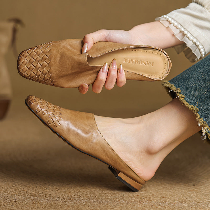 Maren Genuine Leather Mules
