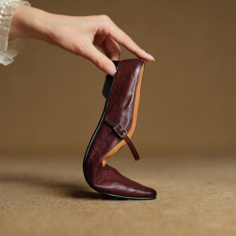 Serena Genuine Leather Mules