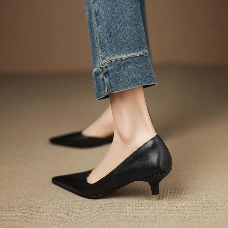 Vienna Genuine Leather Heels