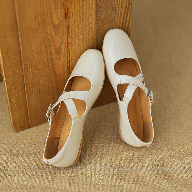 Nyra Genuine Leather Shoes