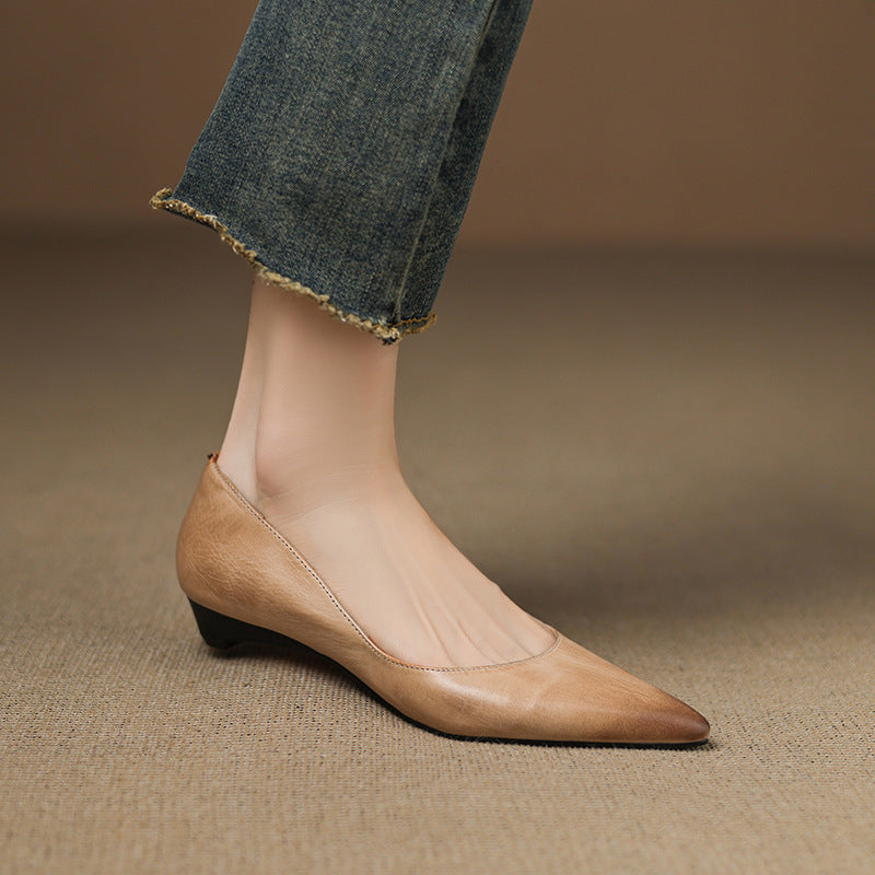 Seravine Genuine Leather Flats