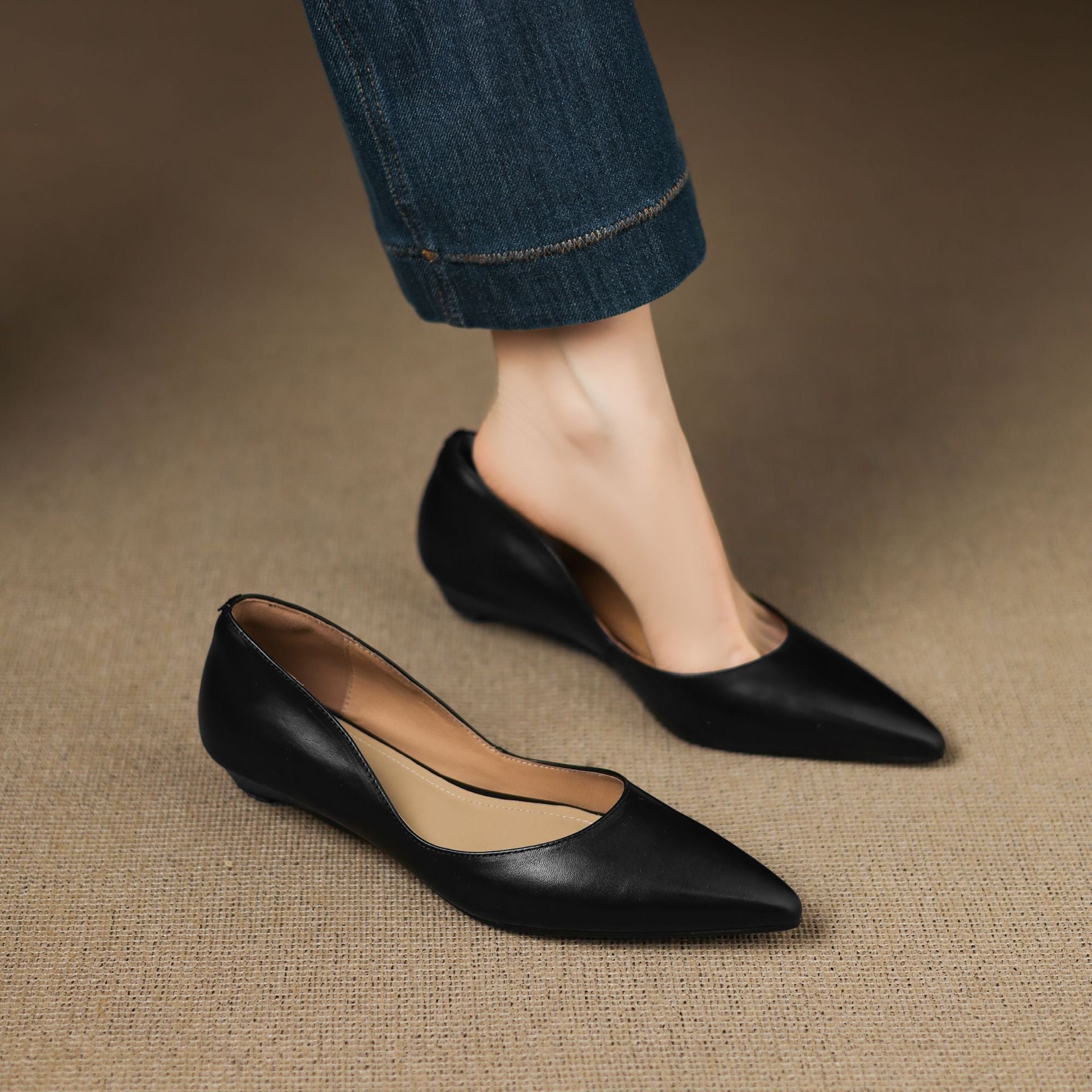 Seravine Genuine Leather Flats