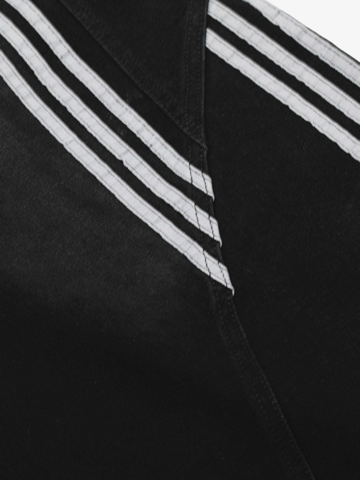 Contrast Side Stripe Denim Barrel Jeans - 2504