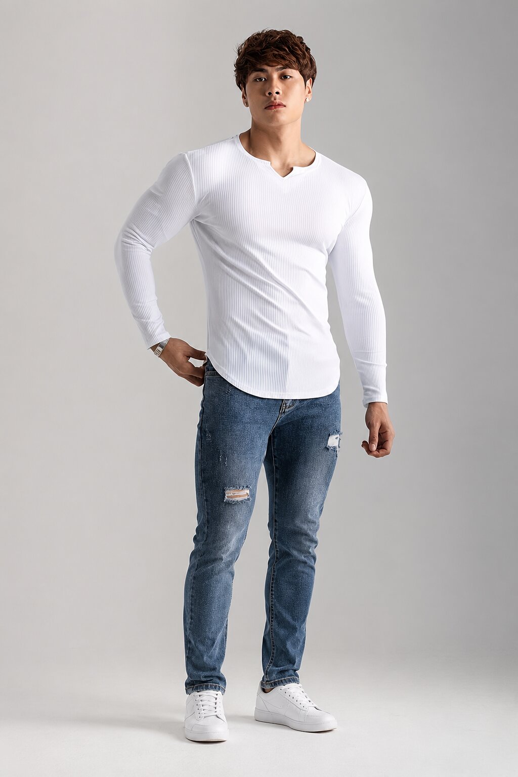 Kalen Rib Pullover