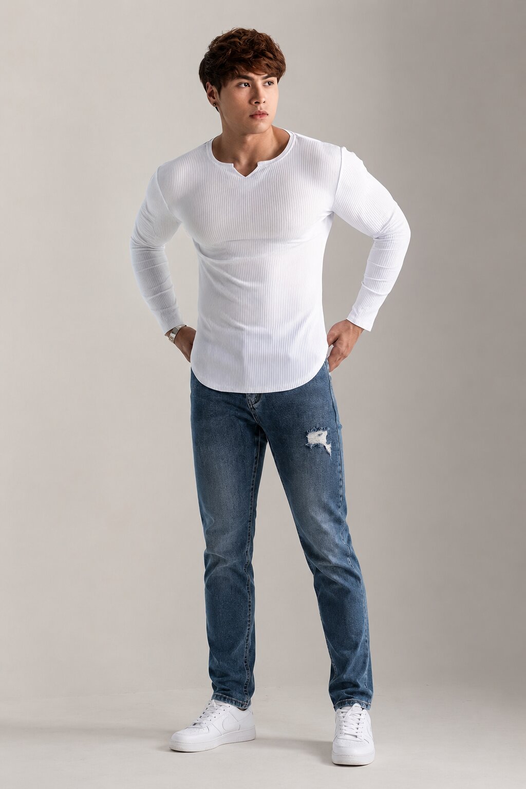 Kalen Rib Pullover