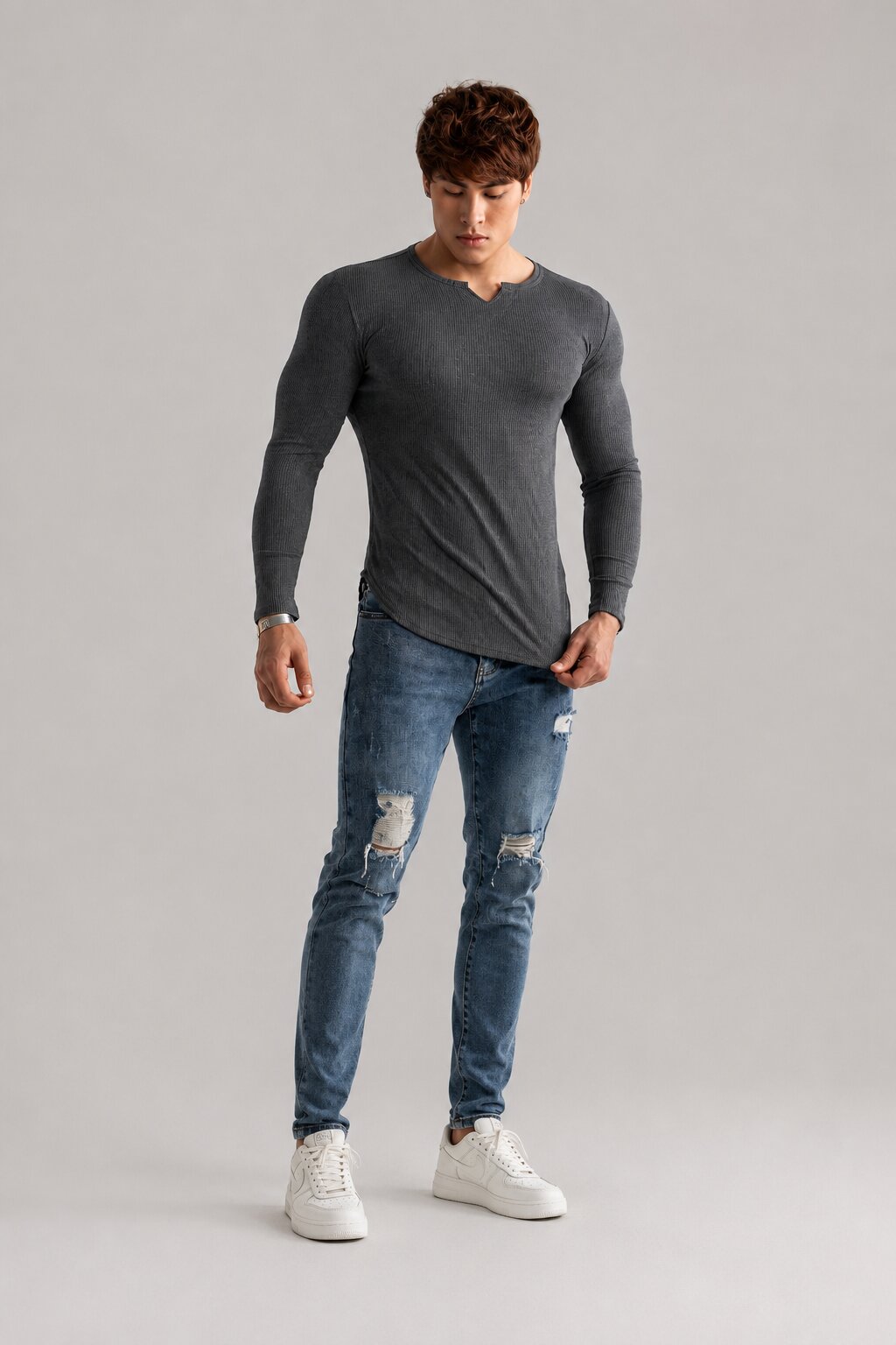 Kalen Rib Pullover