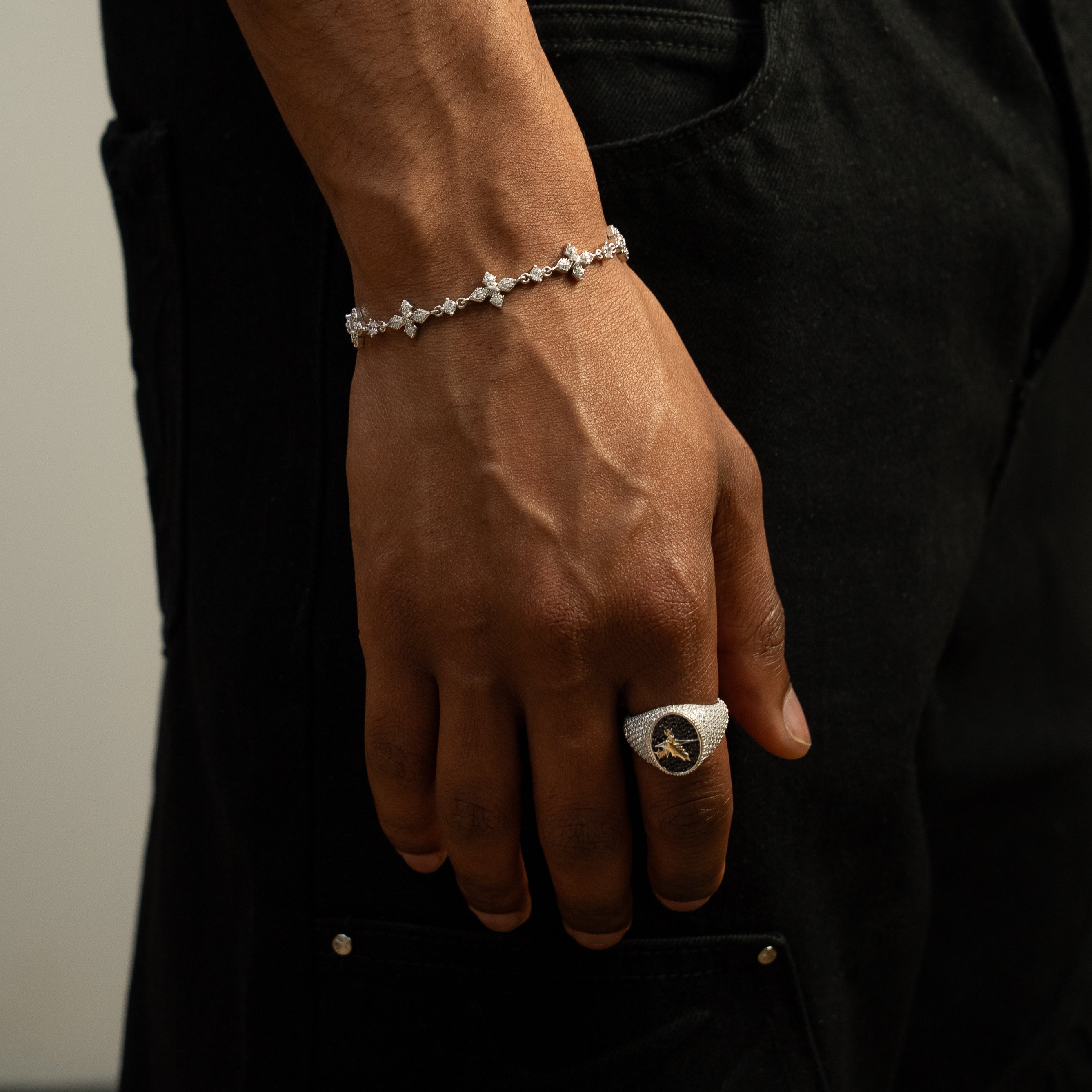 Bracelet Iced Celestial - Argenté
