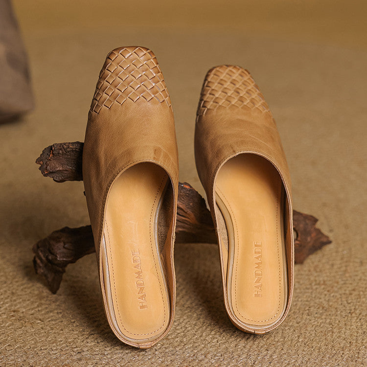 Maren Genuine Leather Mules