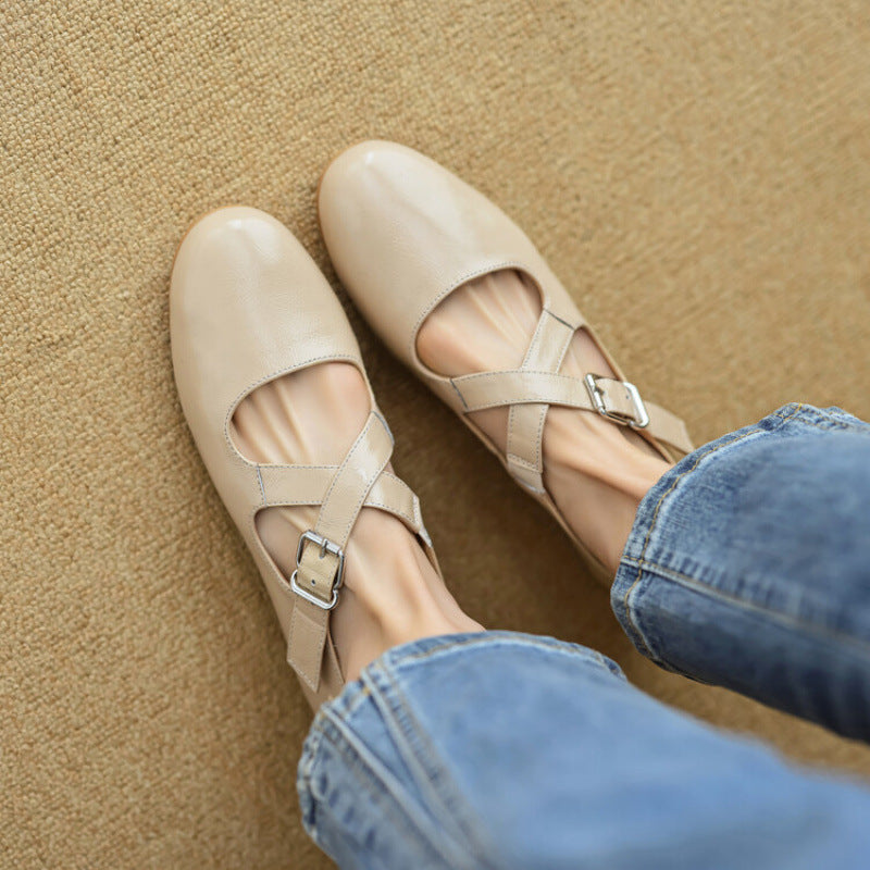 Nyra Genuine Leather Shoes
