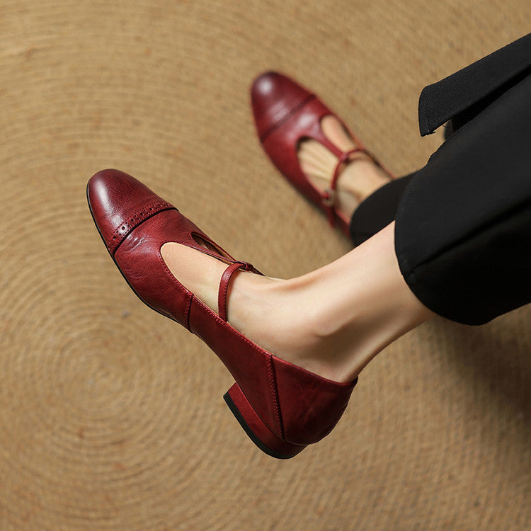 Cordova Genuine Leather Flats