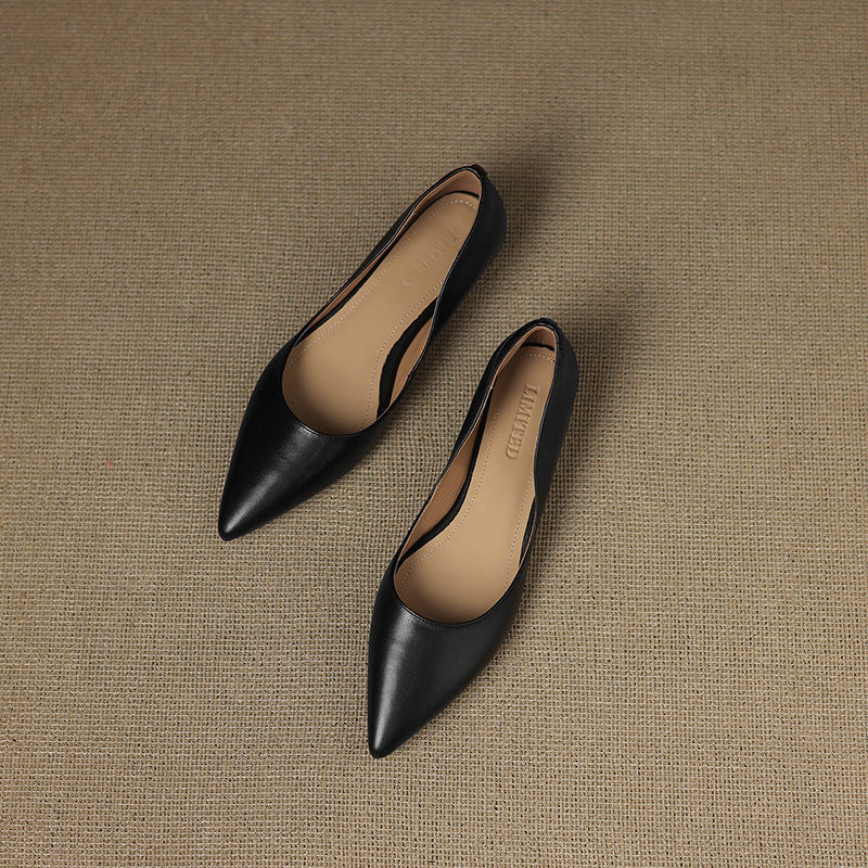 Seravine Genuine Leather Flats