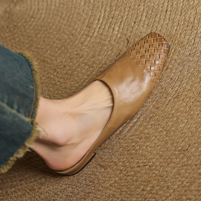 Maren Genuine Leather Mules