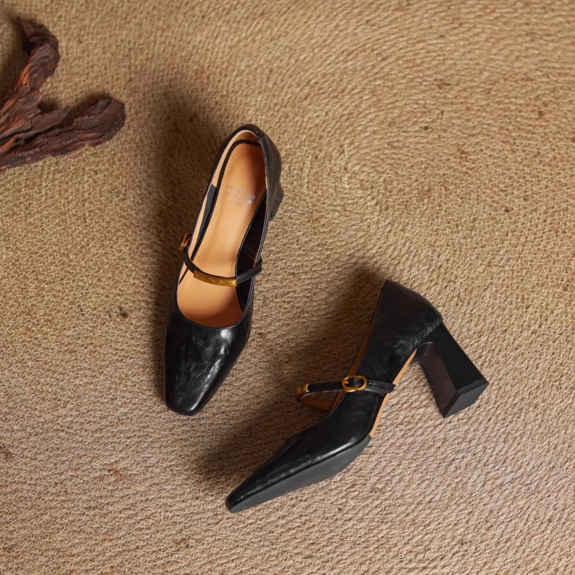 Naomi Genuine Leather Heels