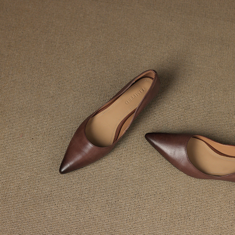 Seravine Genuine Leather Flats