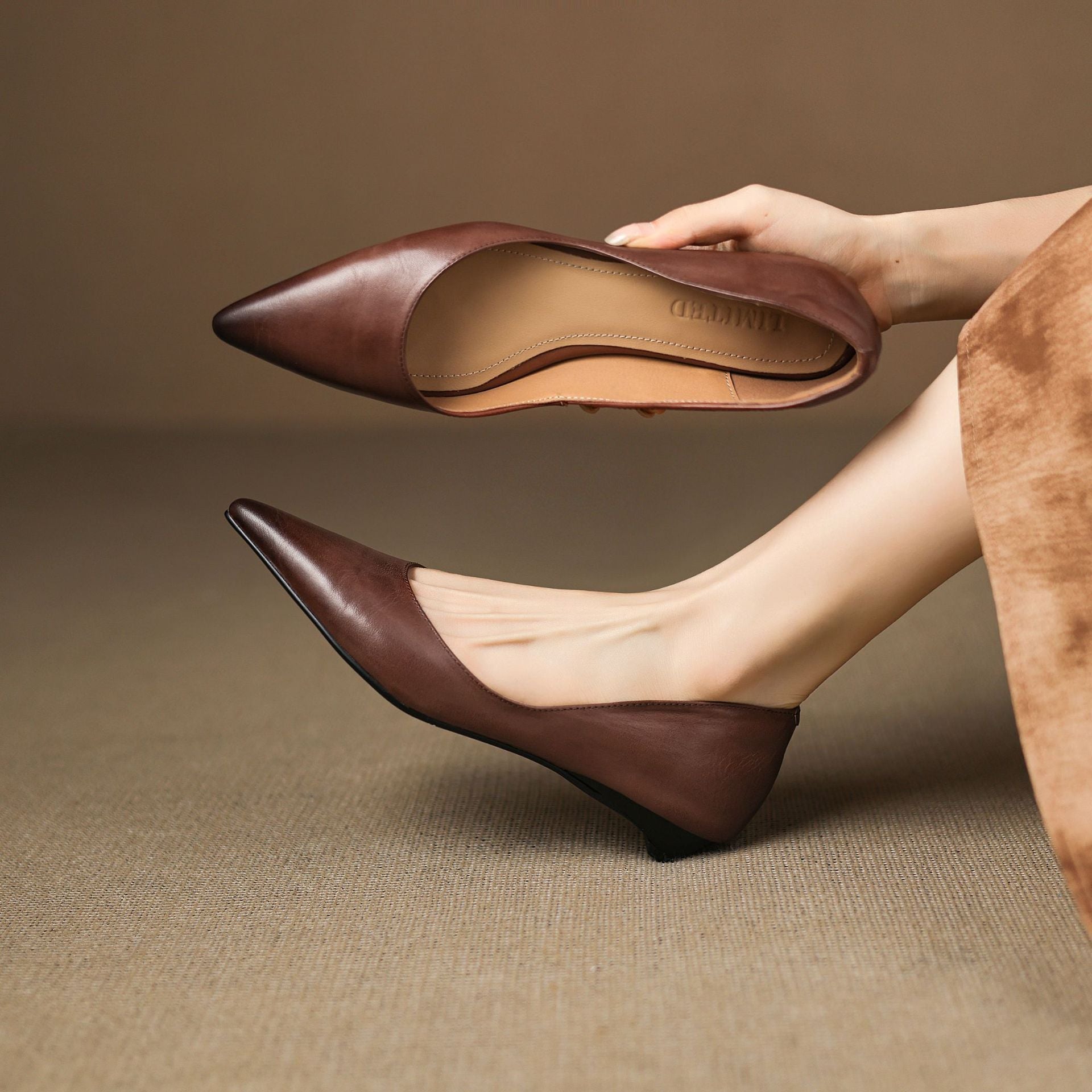 Seravine Genuine Leather Flats