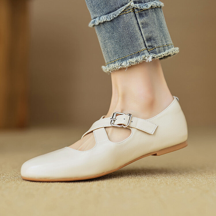 Nyra Genuine Leather Shoes
