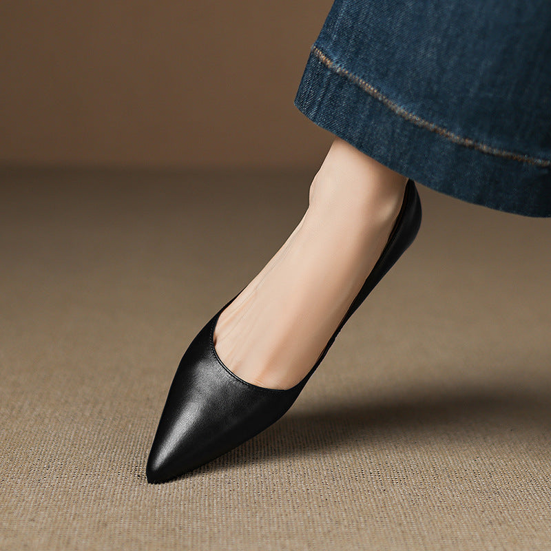 Seravine Genuine Leather Flats