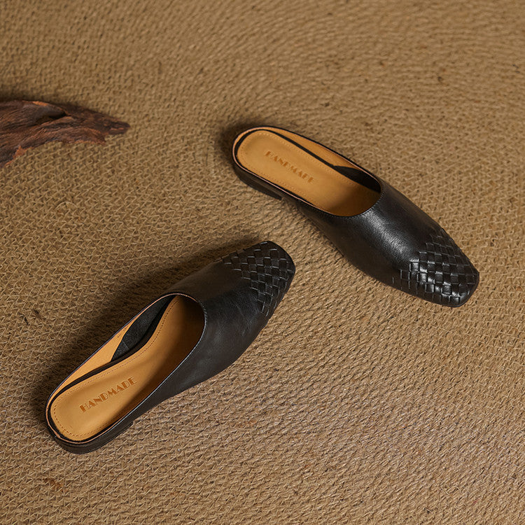Maren Genuine Leather Mules