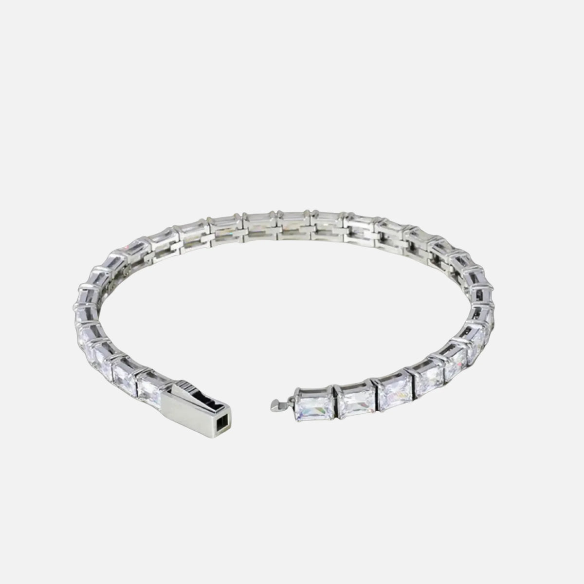 Square Cut Bracelet - Silver