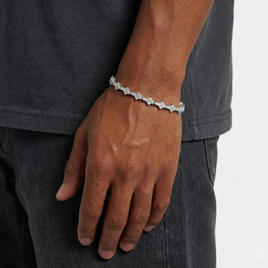 Honeycomb Bracelet - Silver